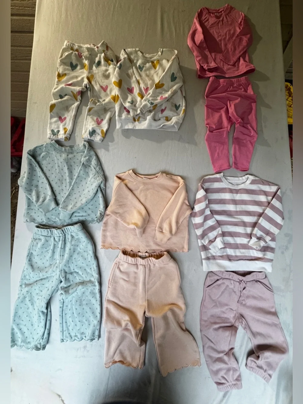 Bundle girls matching set sweats butter soft size 3T